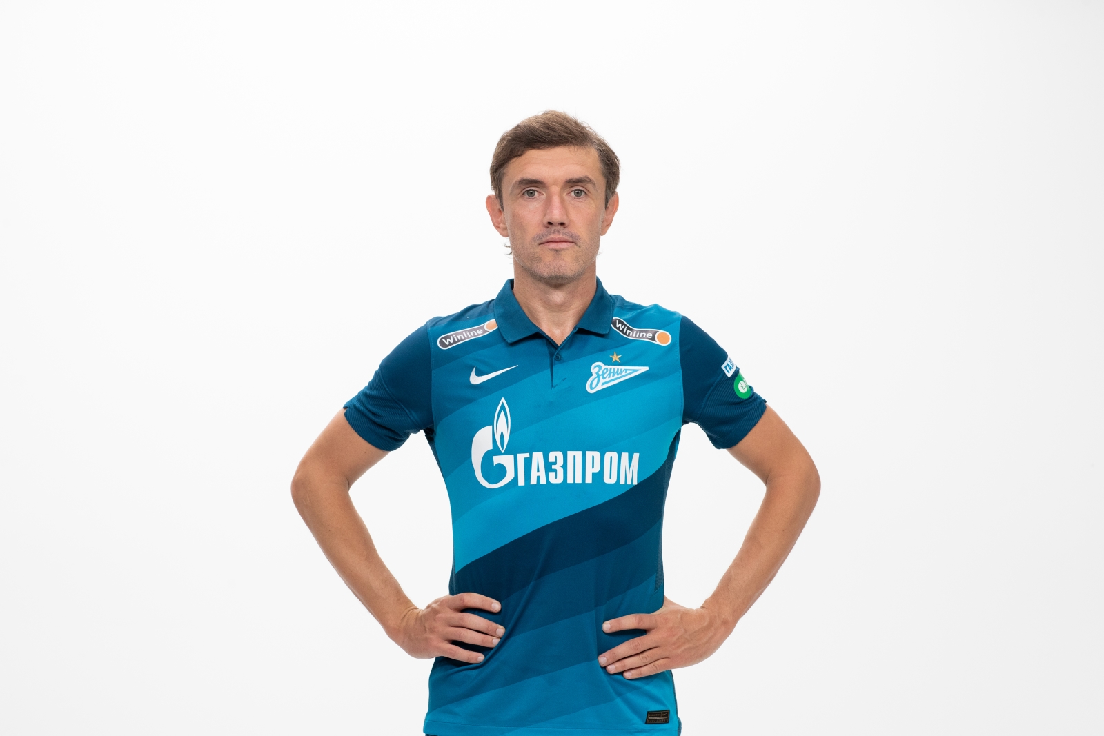 Фотосессия футболистов и тренеров основного состава ФК «Зенит» сезона 2020/21