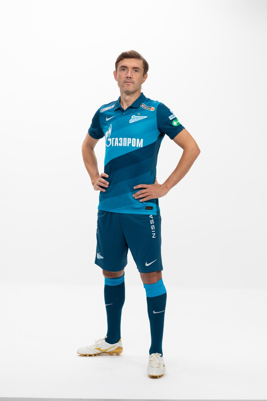 Фотосессия футболистов и тренеров основного состава ФК «Зенит» сезона 2020/21