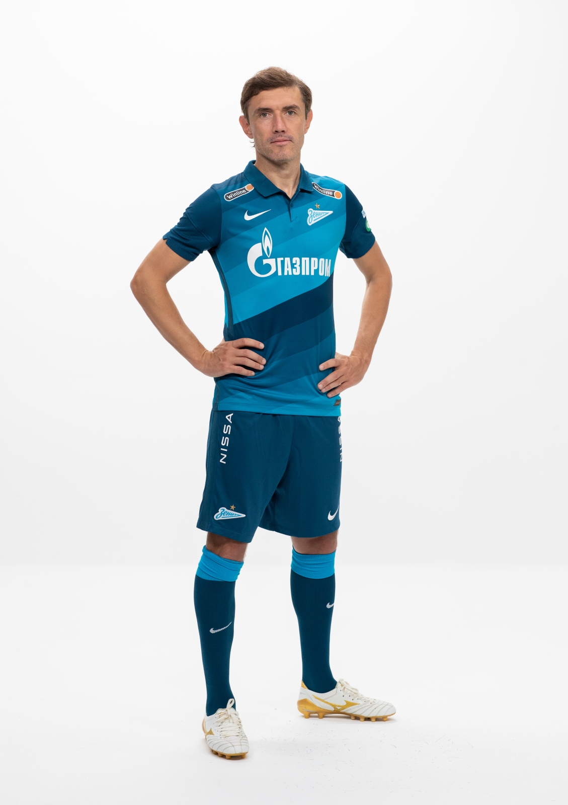 Фотосессия футболистов и тренеров основного состава ФК «Зенит» сезона 2020/21