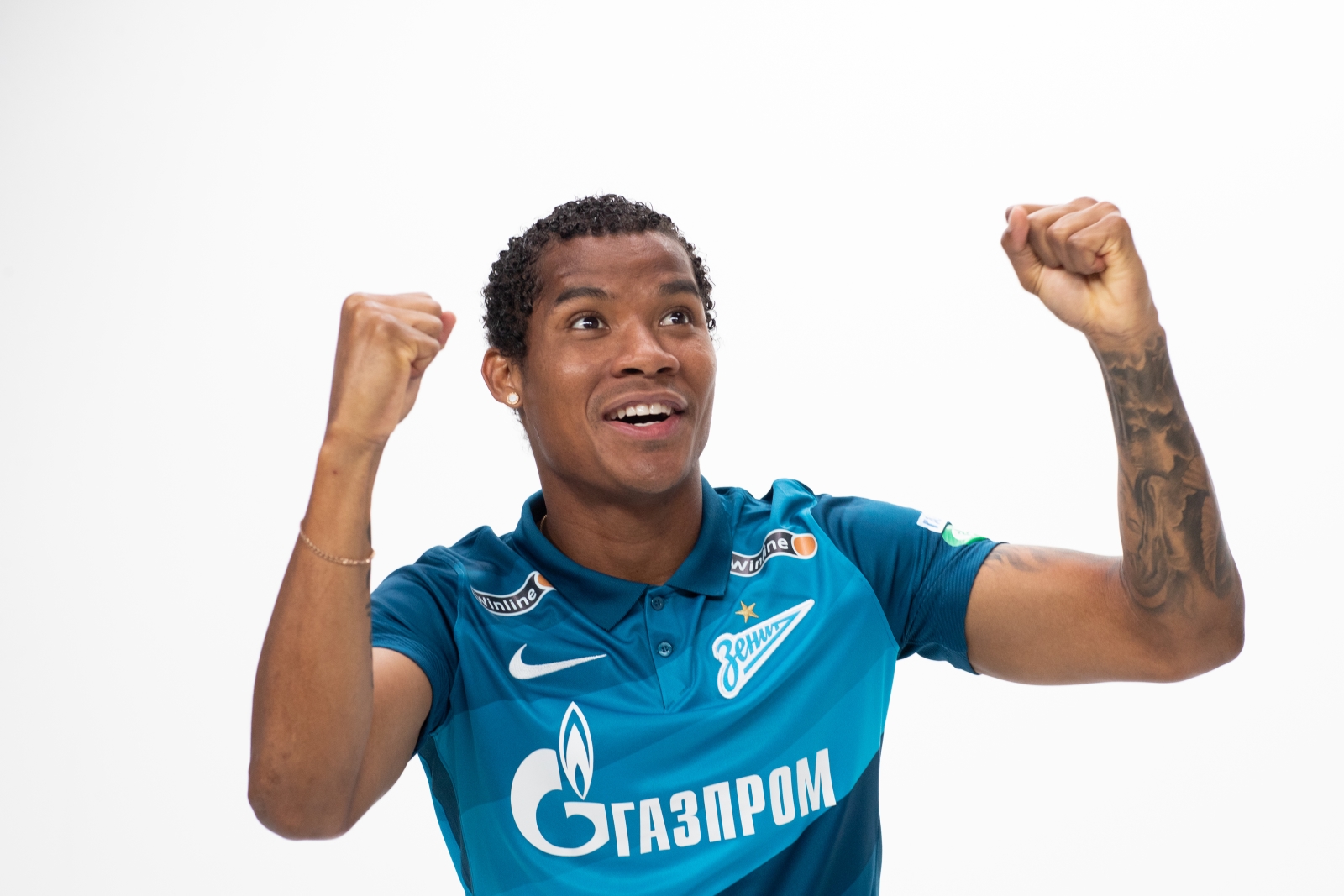 Фотосессия футболистов и тренеров основного состава ФК «Зенит» сезона 2020/21