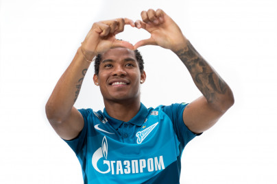 Фотосессия футболистов и тренеров основного состава ФК «Зенит» сезона 2020/21