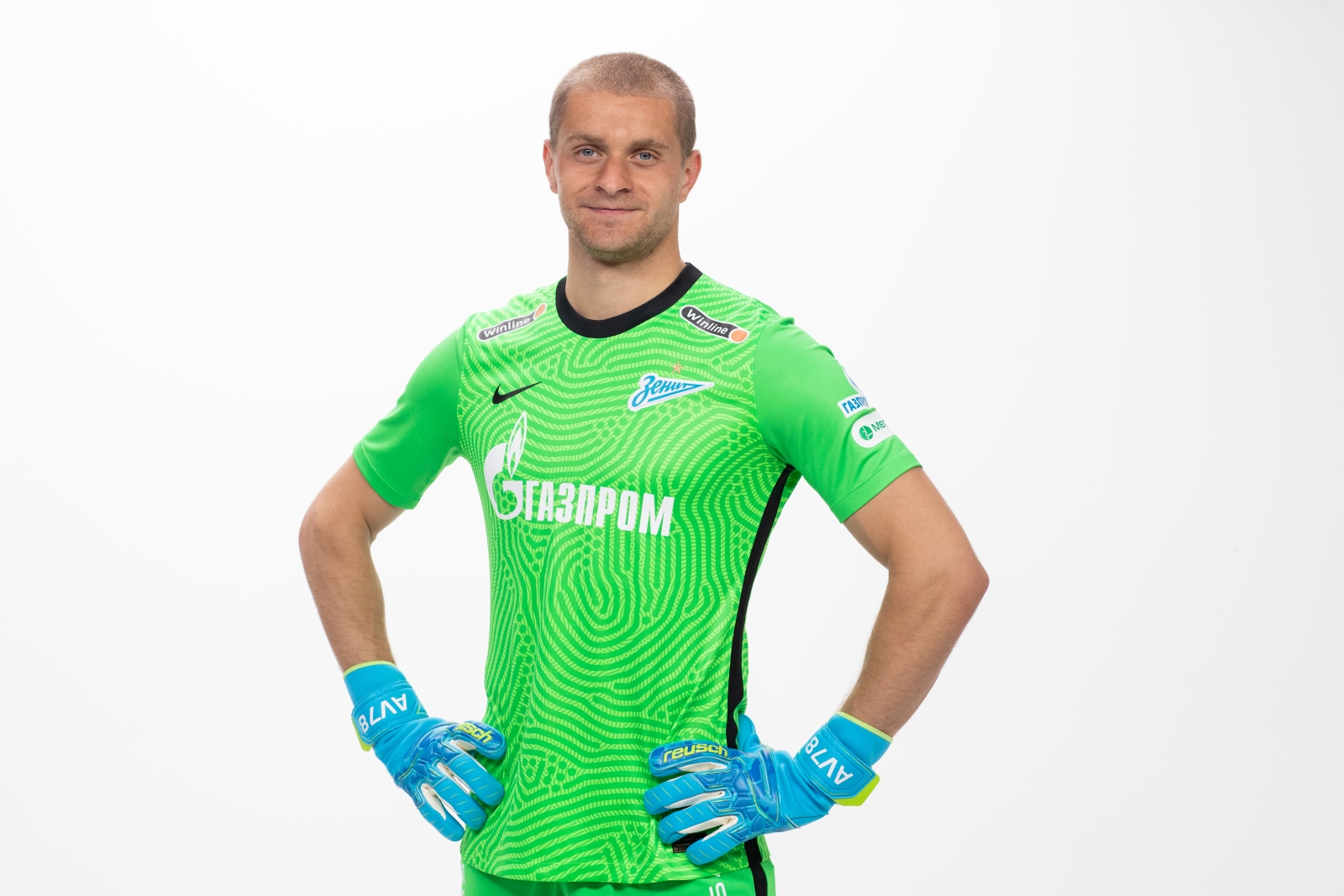 Фотосессия футболистов и тренеров основного состава ФК «Зенит» сезона 2020/21