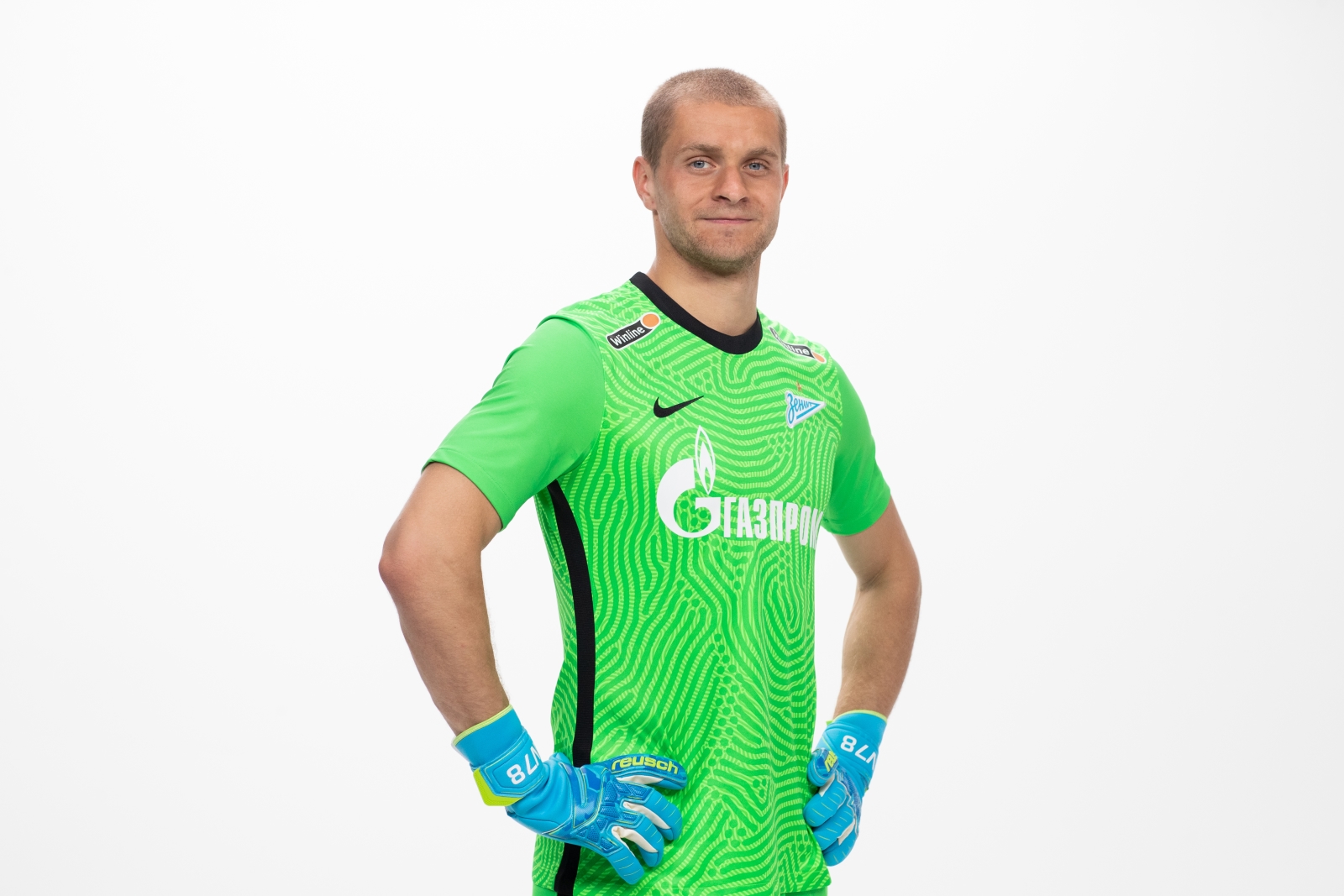 Фотосессия футболистов и тренеров основного состава ФК «Зенит» сезона 2020/21