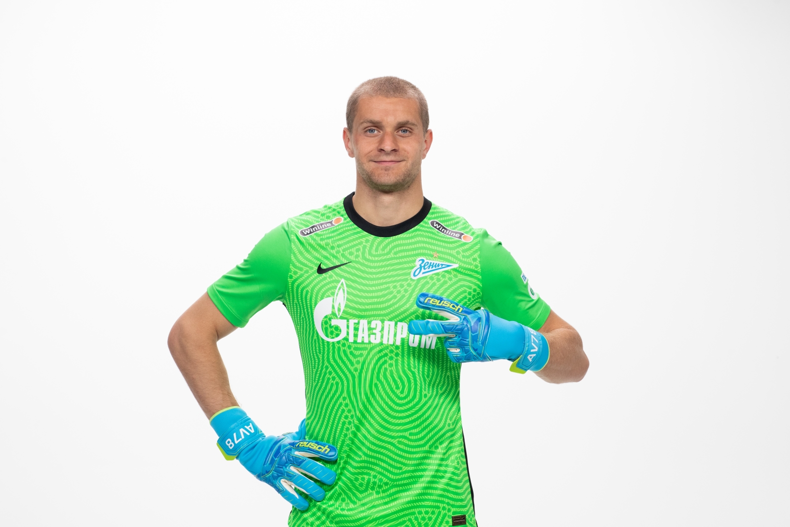 Фотосессия футболистов и тренеров основного состава ФК «Зенит» сезона 2020/21