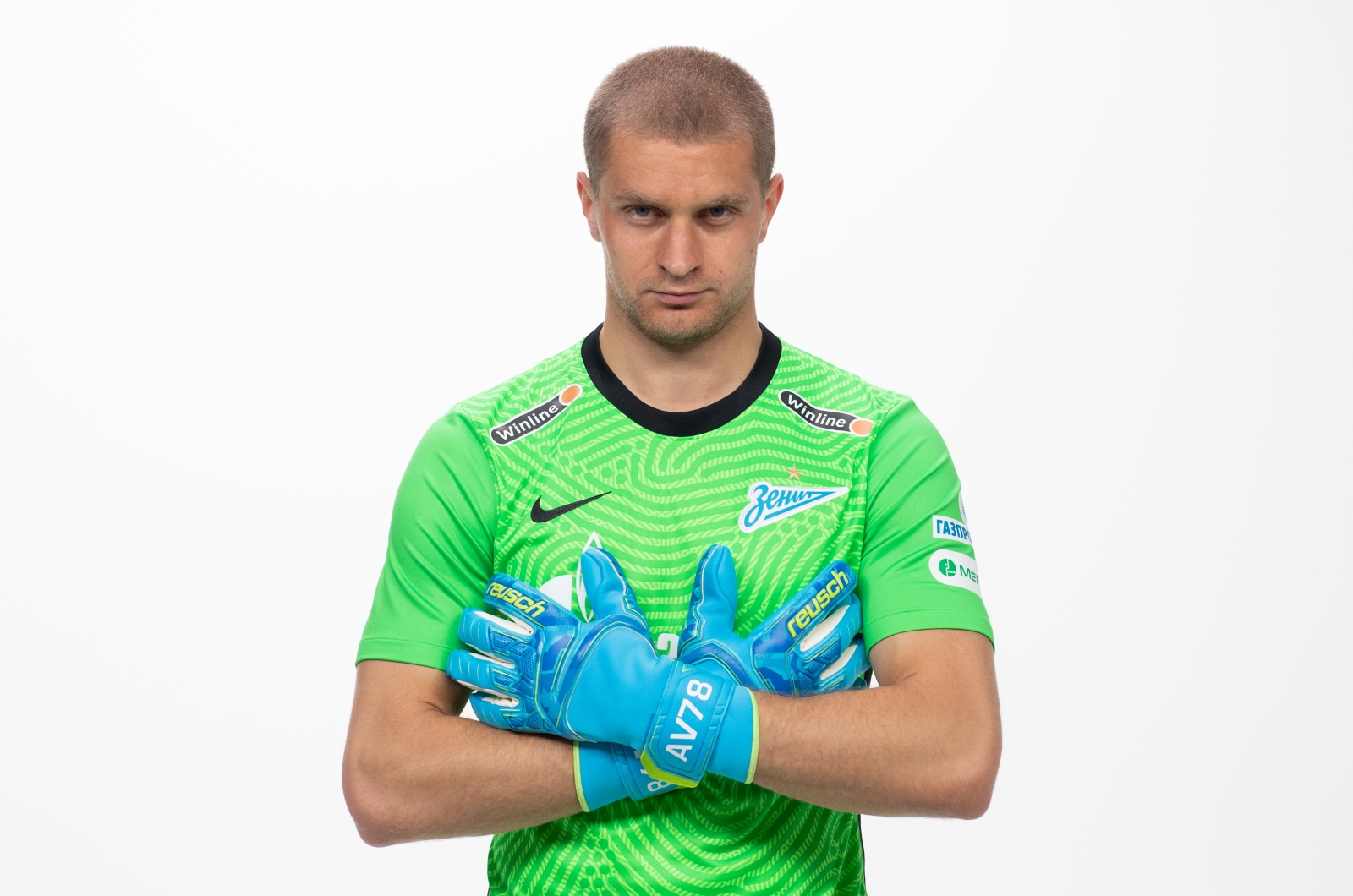 Фотосессия футболистов и тренеров основного состава ФК «Зенит» сезона 2020/21