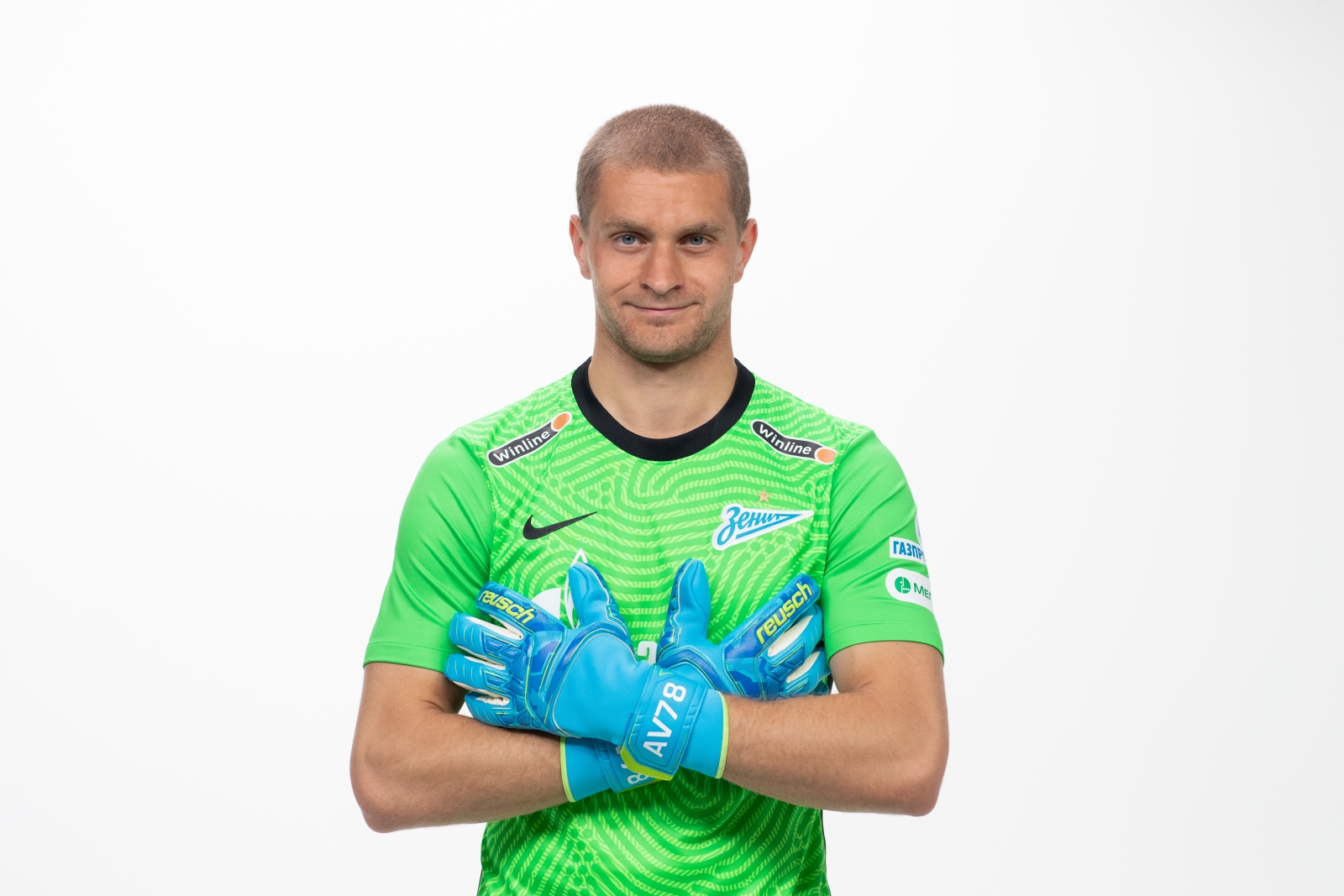 Фотосессия футболистов и тренеров основного состава ФК «Зенит» сезона 2020/21