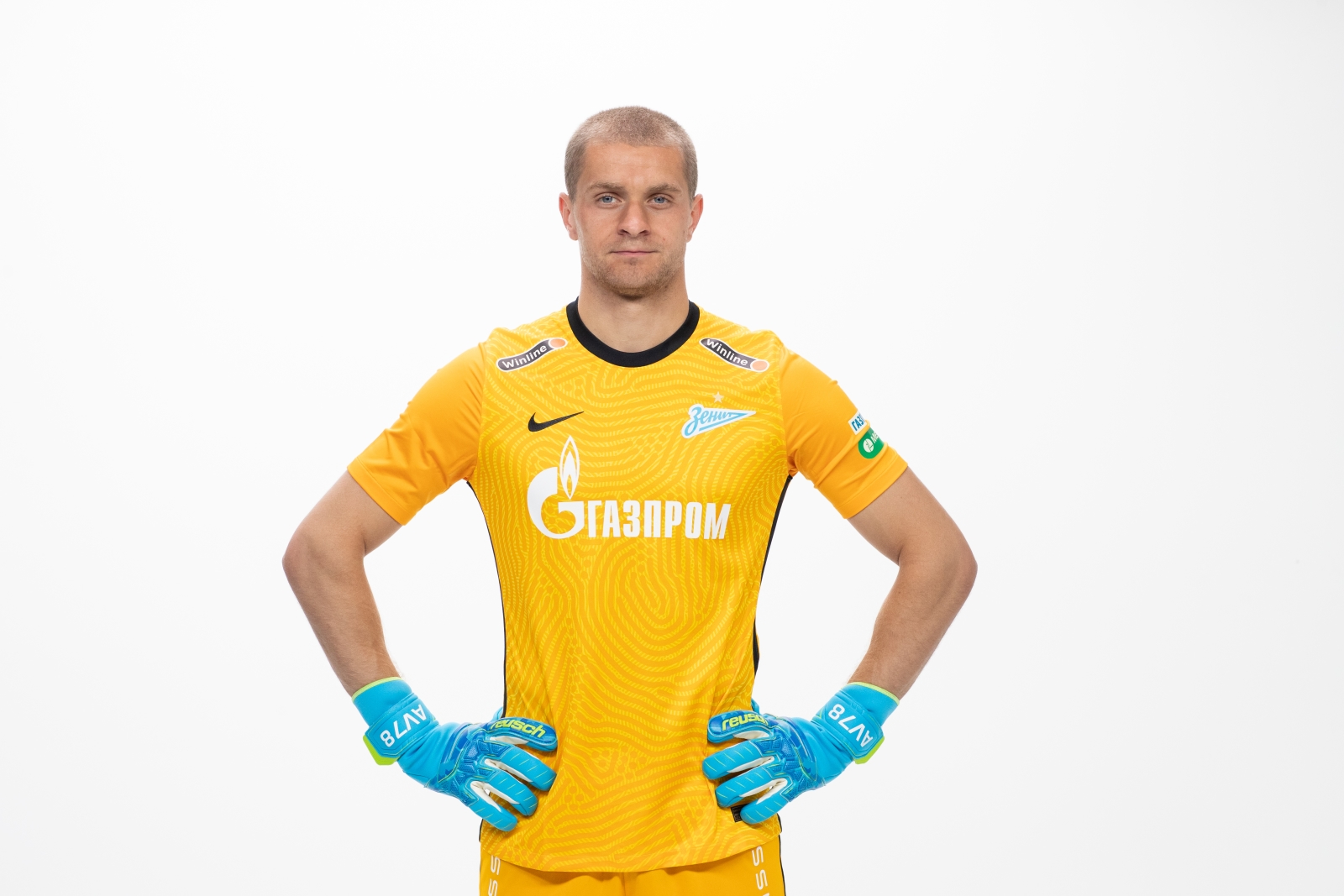 Фотосессия футболистов и тренеров основного состава ФК «Зенит» сезона 2020/21