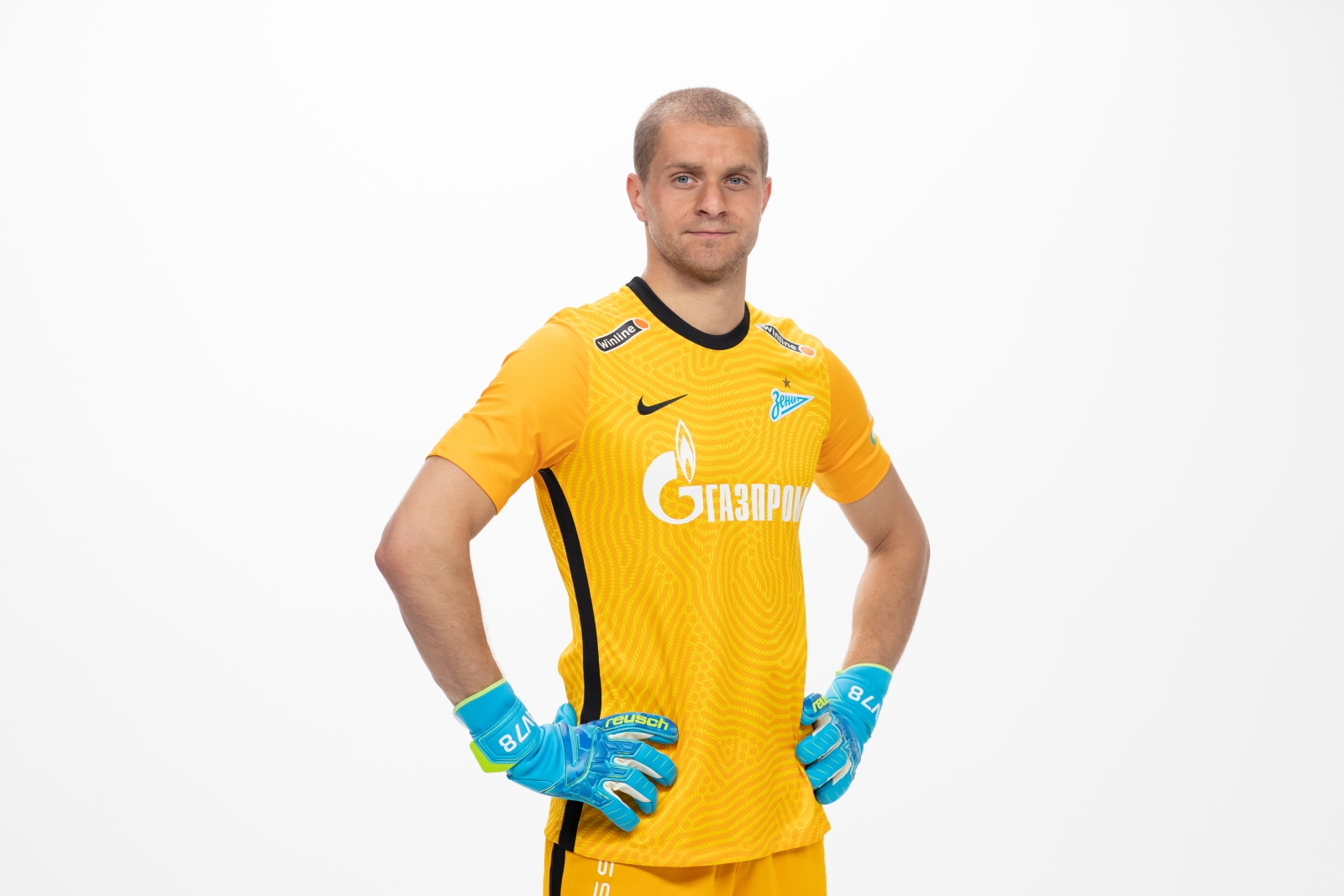 Фотосессия футболистов и тренеров основного состава ФК «Зенит» сезона 2020/21