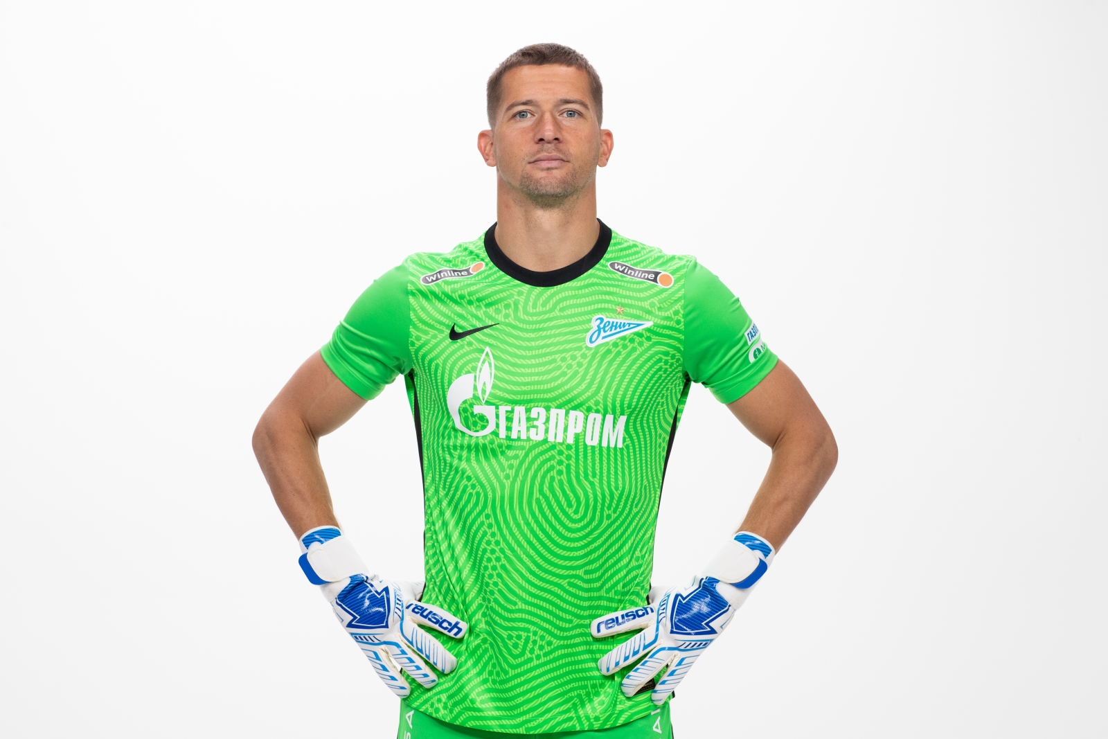 Фотосессия футболистов и тренеров основного состава ФК «Зенит» сезона 2020/21