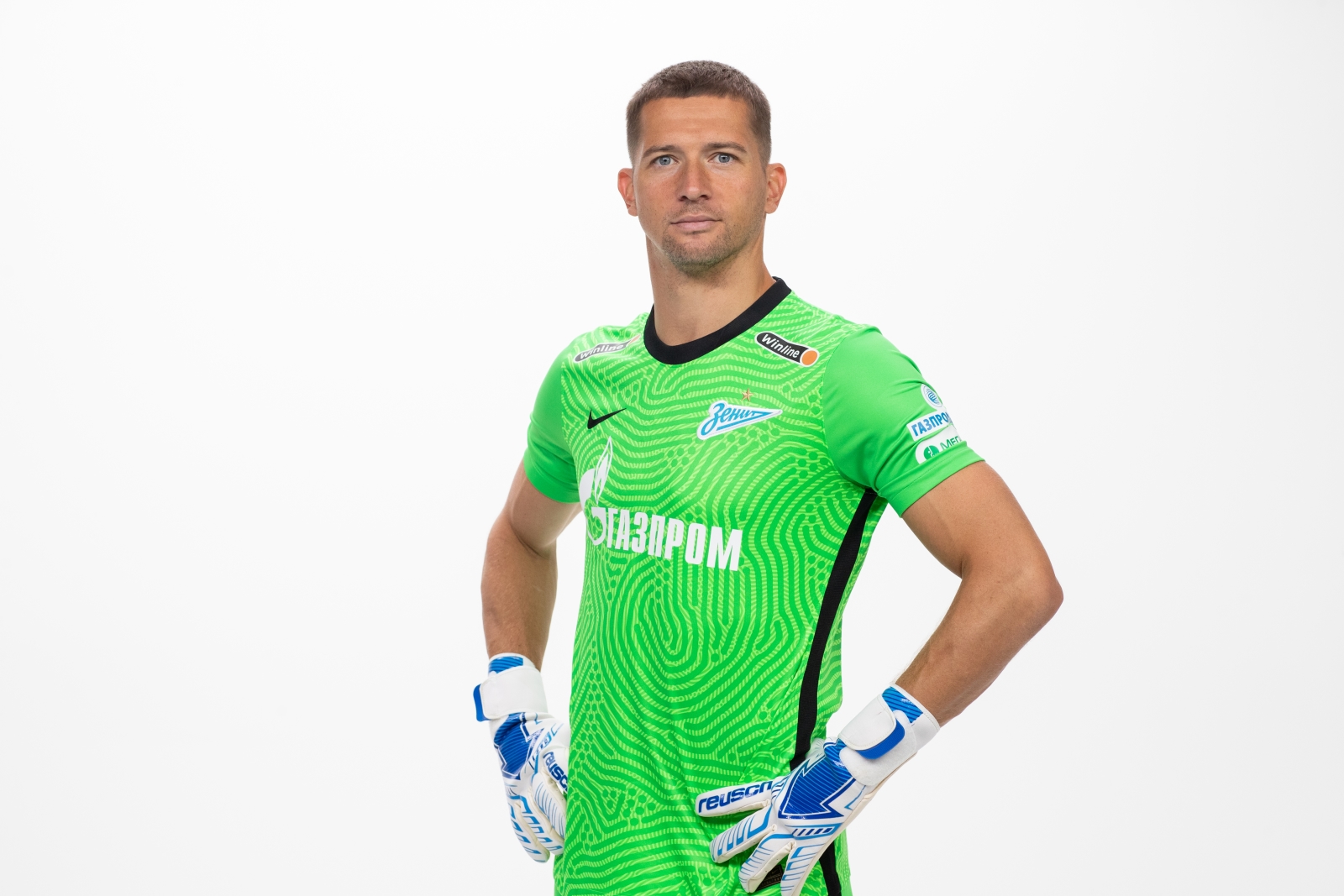 Фотосессия футболистов и тренеров основного состава ФК «Зенит» сезона 2020/21