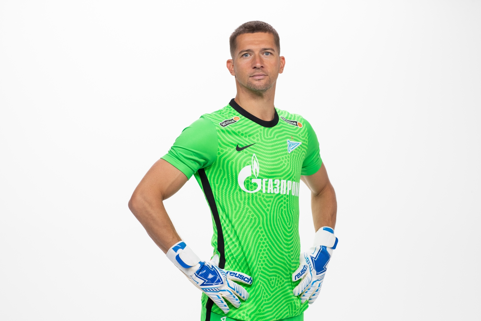 Фотосессия футболистов и тренеров основного состава ФК «Зенит» сезона 2020/21