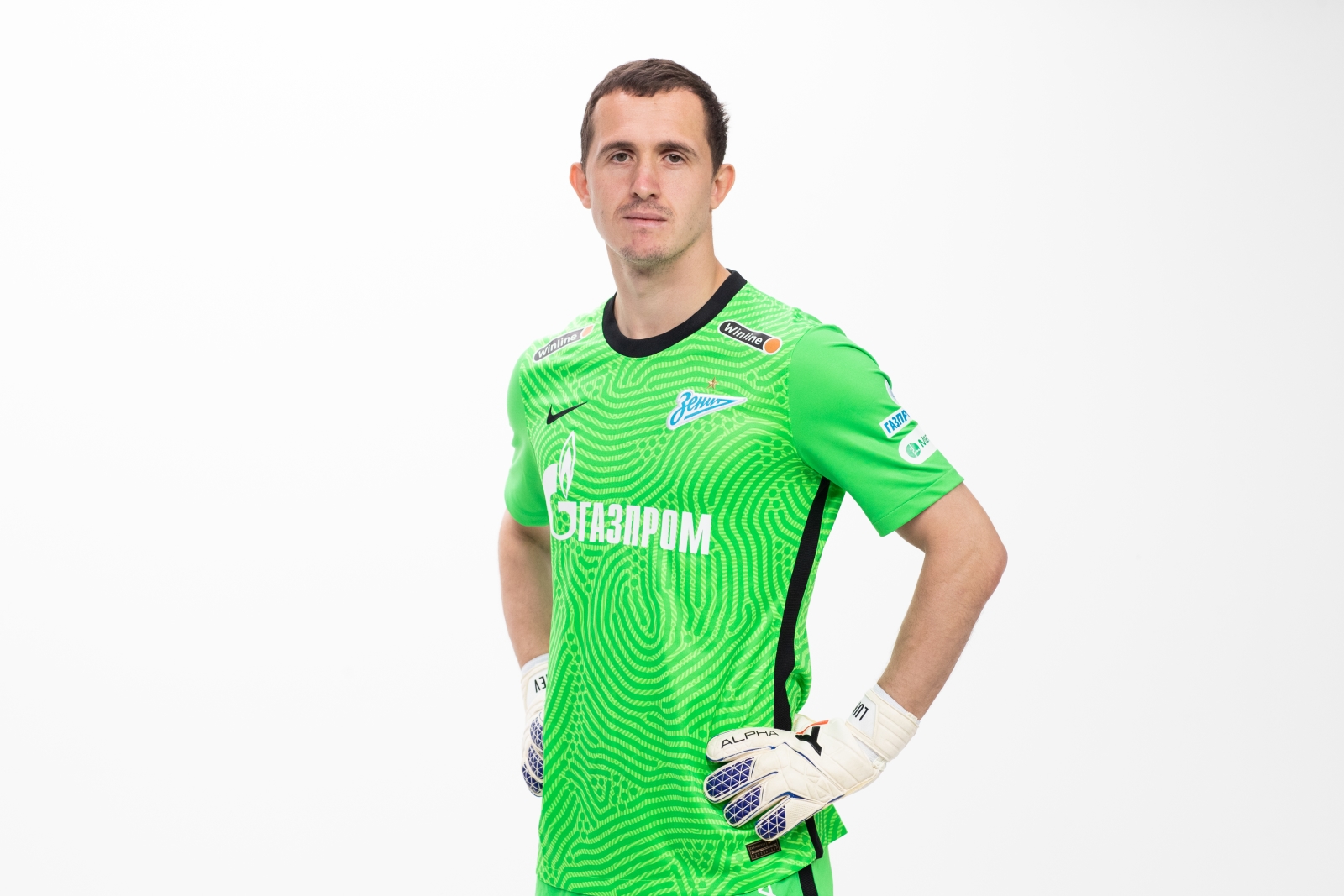 Фотосессия футболистов и тренеров основного состава ФК «Зенит» сезона 2020/21