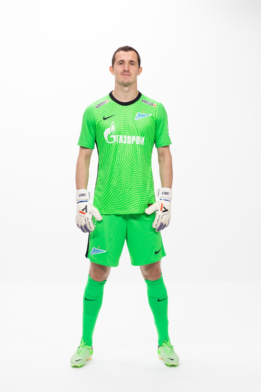 Фотосессия футболистов и тренеров основного состава ФК «Зенит» сезона 2020/21