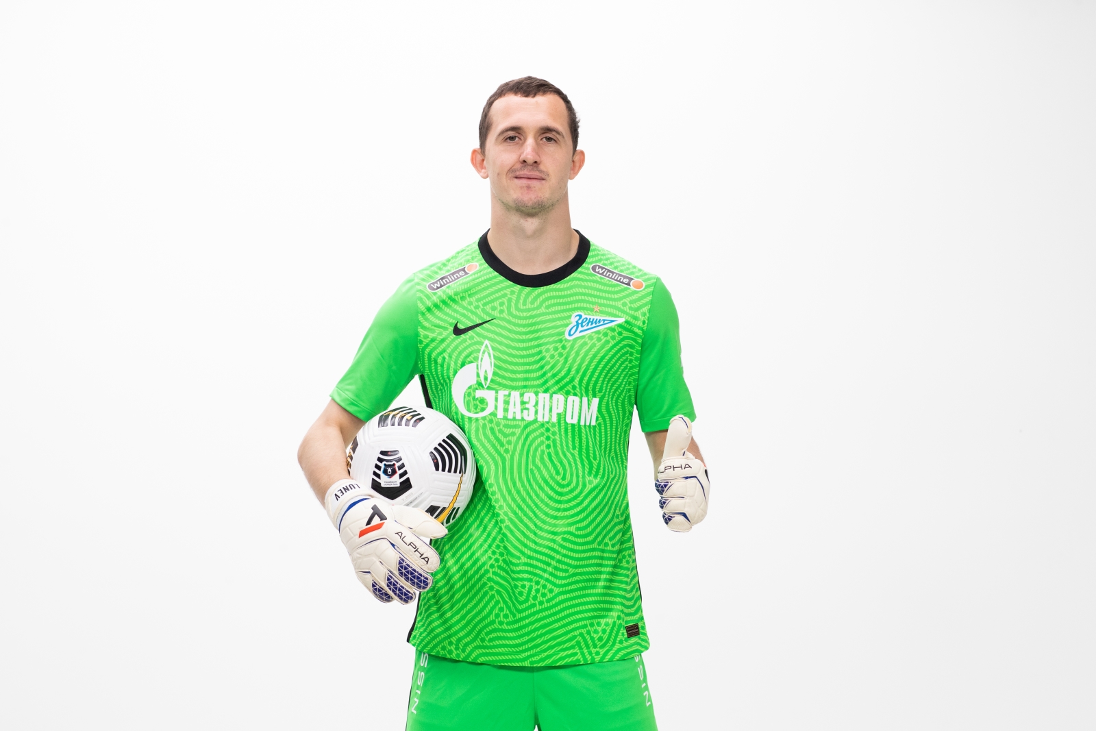 Фотосессия футболистов и тренеров основного состава ФК «Зенит» сезона 2020/21