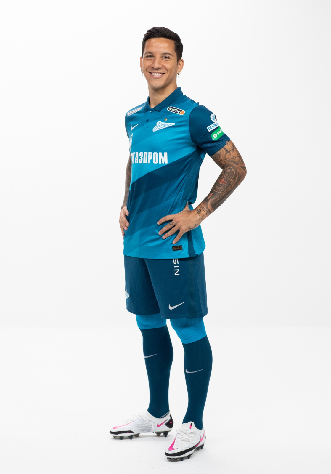 Фотосессия футболистов и тренеров основного состава ФК «Зенит» сезона 2020/21