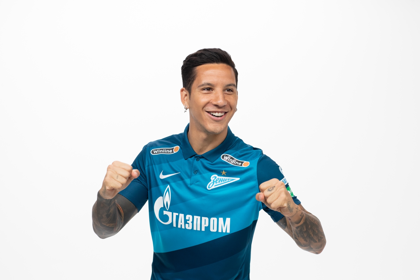 Фотосессия футболистов и тренеров основного состава ФК «Зенит» сезона 2020/21