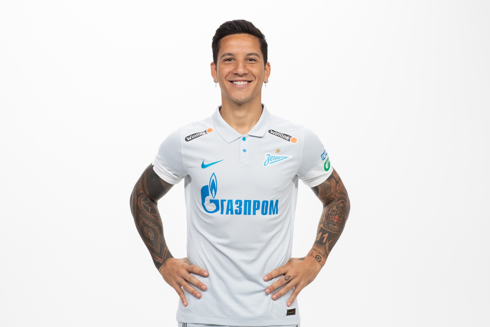 Фотосессия футболистов и тренеров основного состава ФК «Зенит» сезона 2020/21