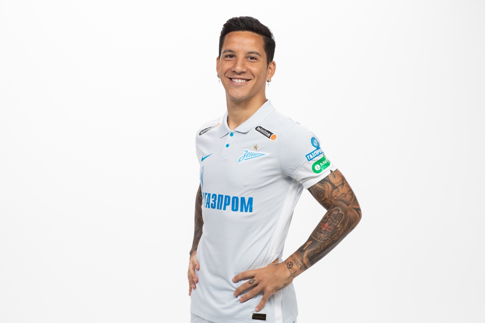 Фотосессия футболистов и тренеров основного состава ФК «Зенит» сезона 2020/21