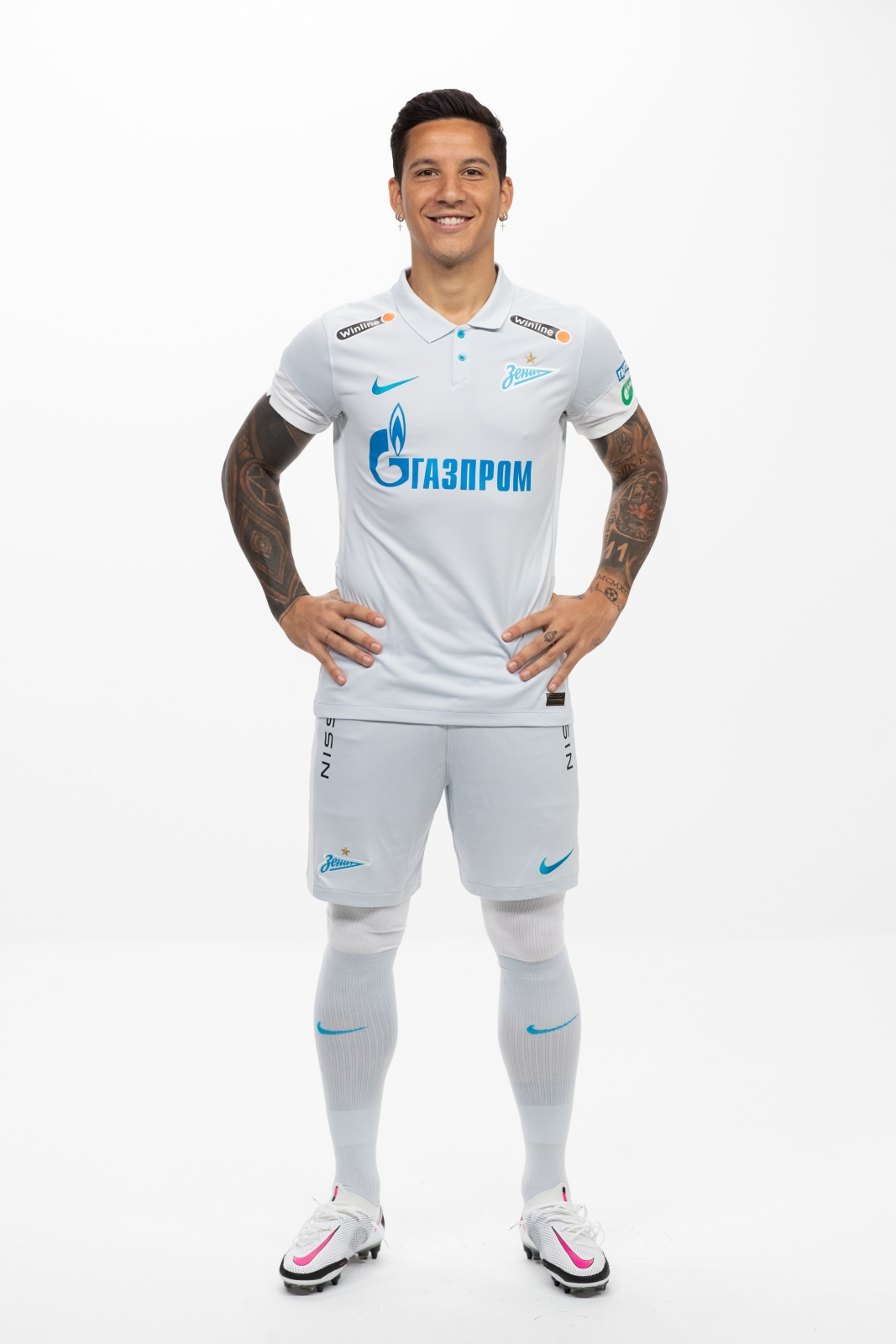 Фотосессия футболистов и тренеров основного состава ФК «Зенит» сезона 2020/21