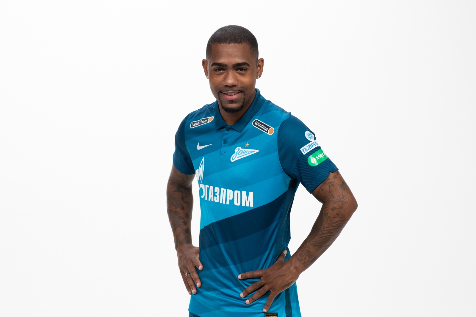 Фотосессия футболистов и тренеров основного состава ФК «Зенит» сезона 2020/21