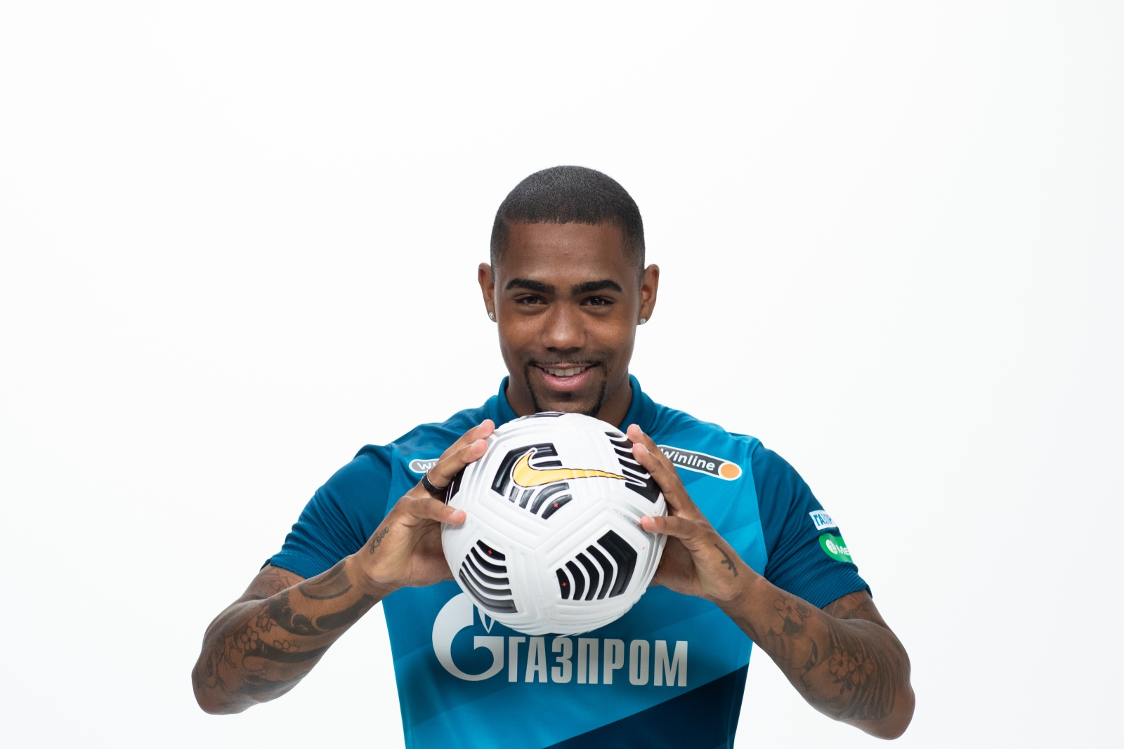 Фотосессия футболистов и тренеров основного состава ФК «Зенит» сезона 2020/21