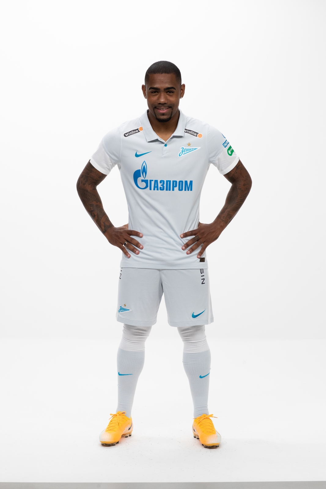 Фотосессия футболистов и тренеров основного состава ФК «Зенит» сезона 2020/21