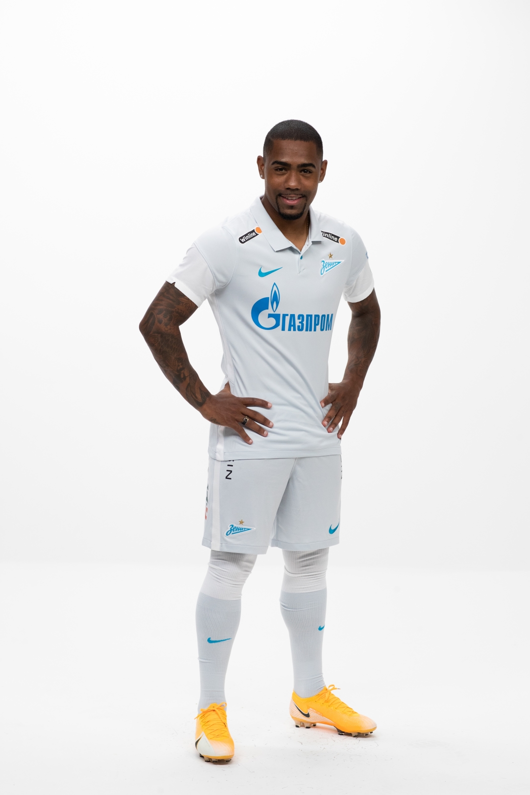 Фотосессия футболистов и тренеров основного состава ФК «Зенит» сезона 2020/21