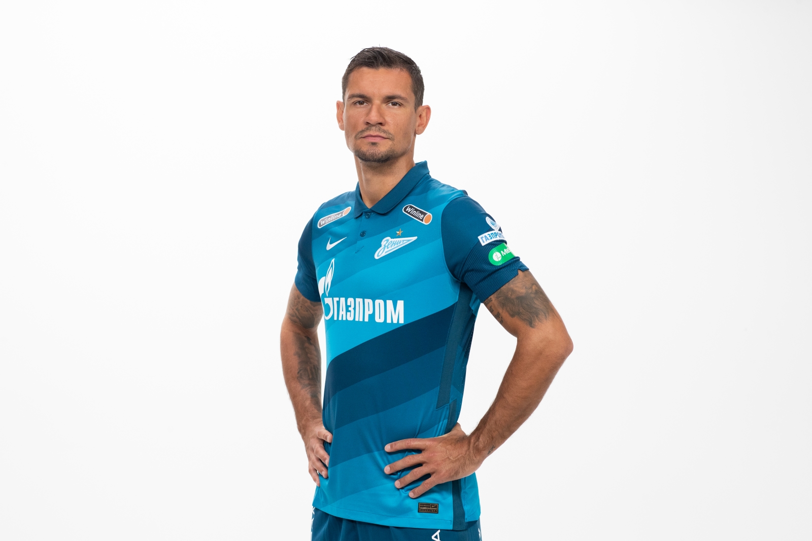 Фотосессия футболистов и тренеров основного состава ФК «Зенит» сезона 2020/21