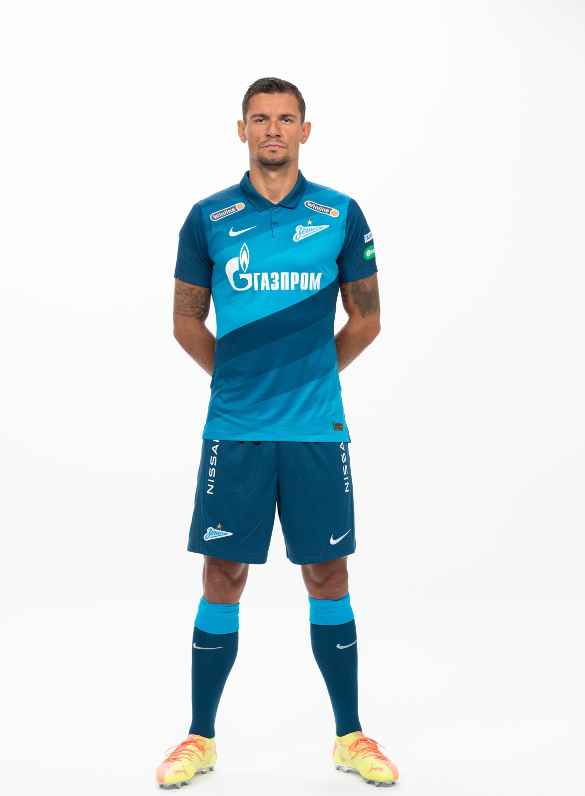 Фотосессия футболистов и тренеров основного состава ФК «Зенит» сезона 2020/21