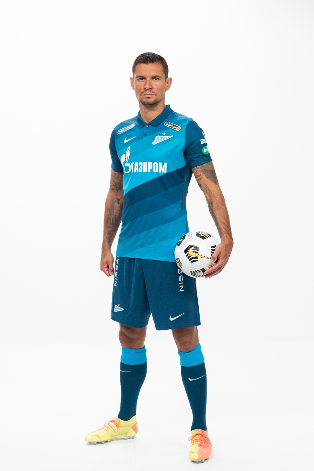 Фотосессия футболистов и тренеров основного состава ФК «Зенит» сезона 2020/21