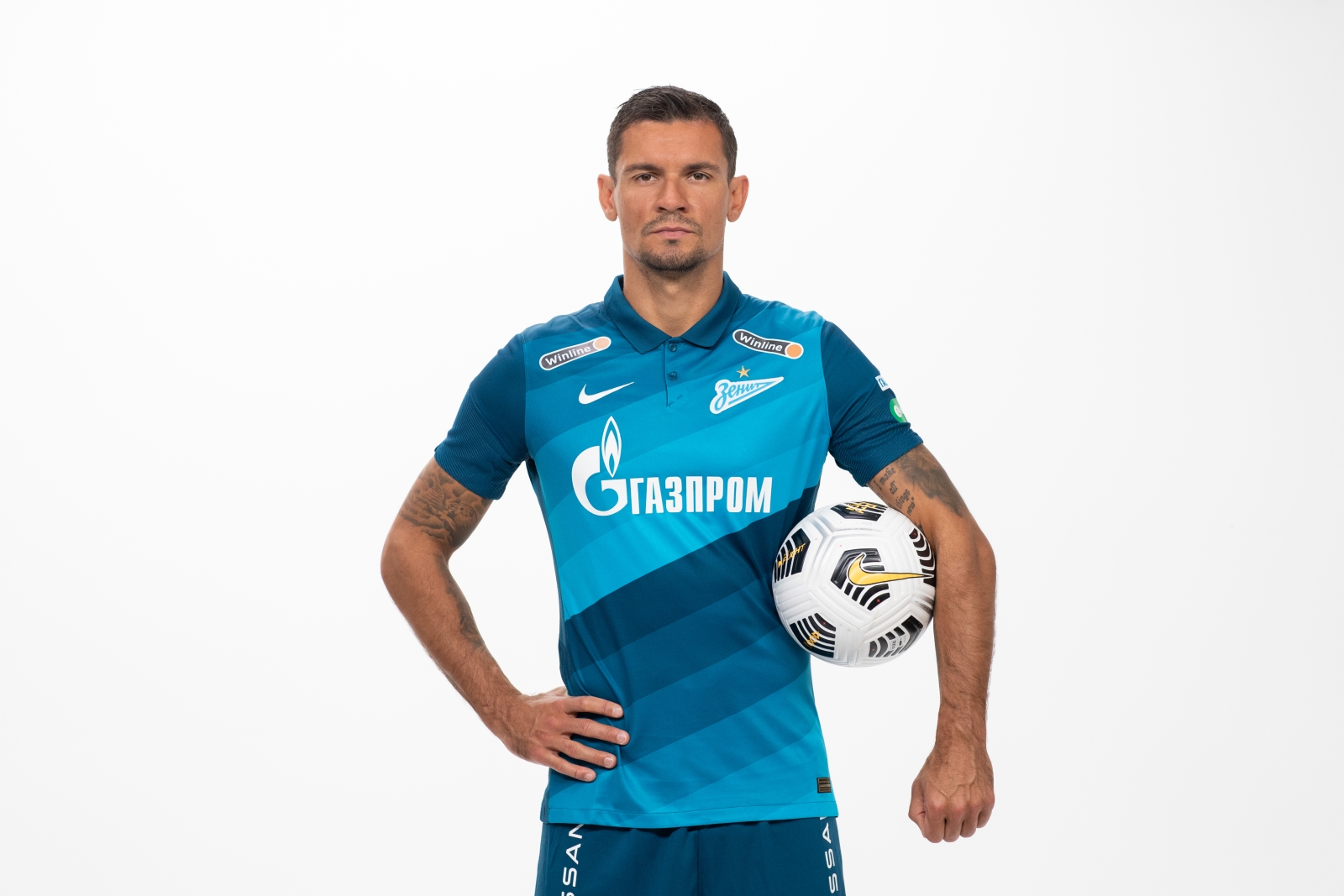 Фотосессия футболистов и тренеров основного состава ФК «Зенит» сезона 2020/21