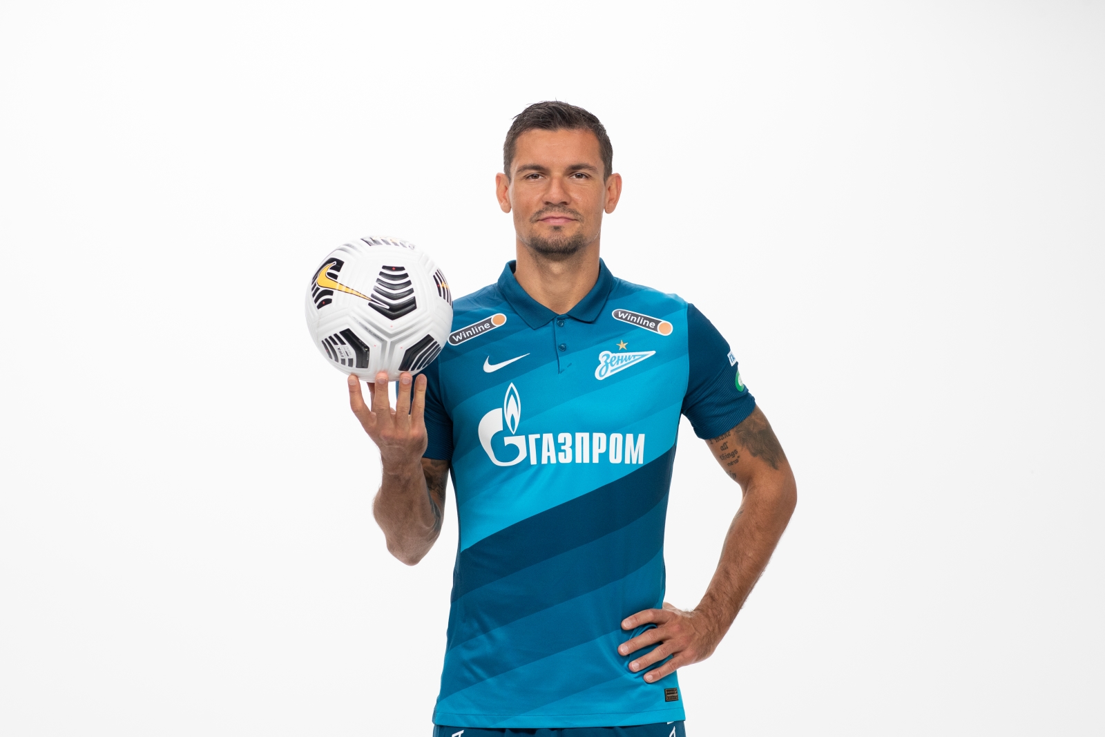 Фотосессия футболистов и тренеров основного состава ФК «Зенит» сезона 2020/21