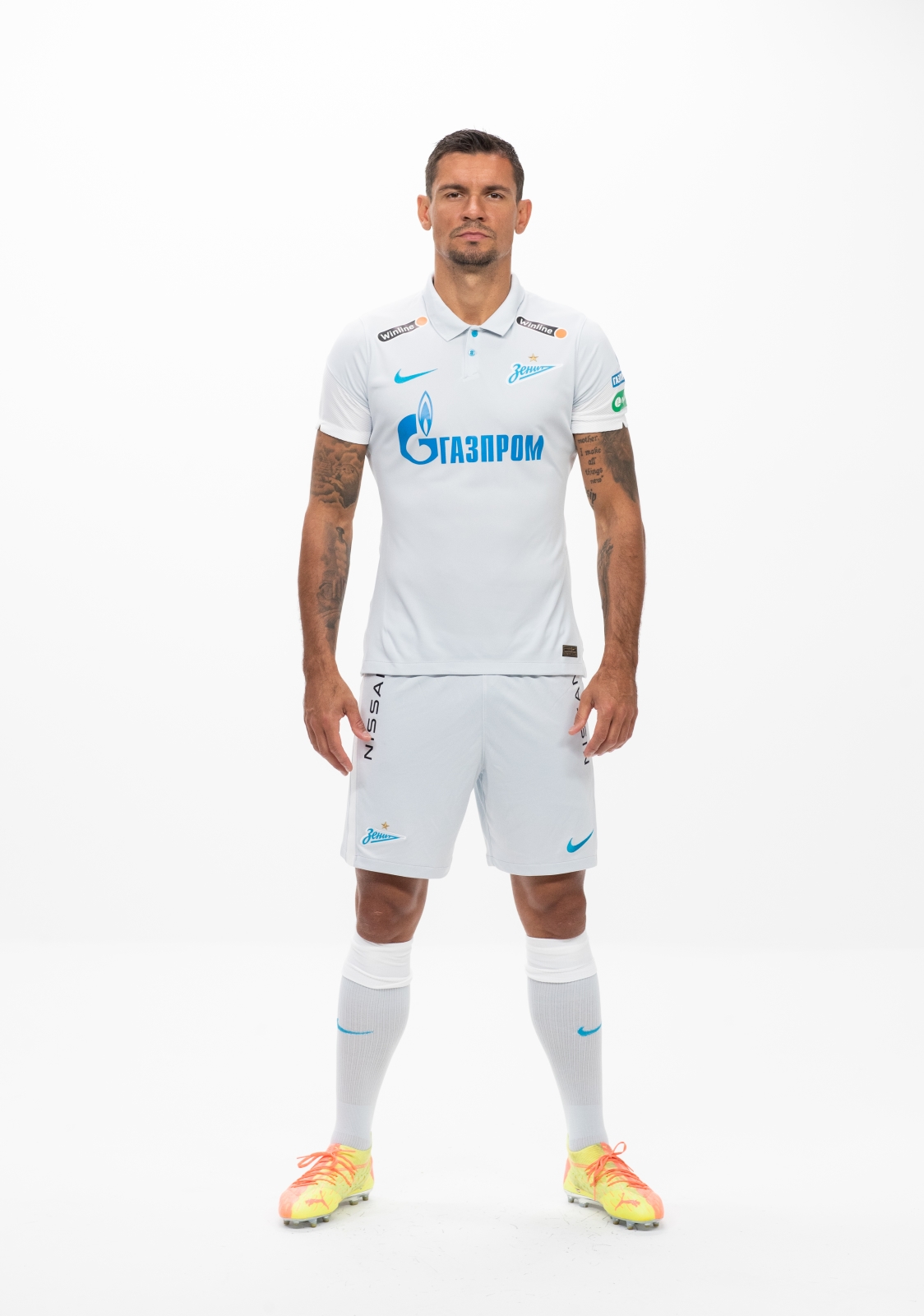 Фотосессия футболистов и тренеров основного состава ФК «Зенит» сезона 2020/21