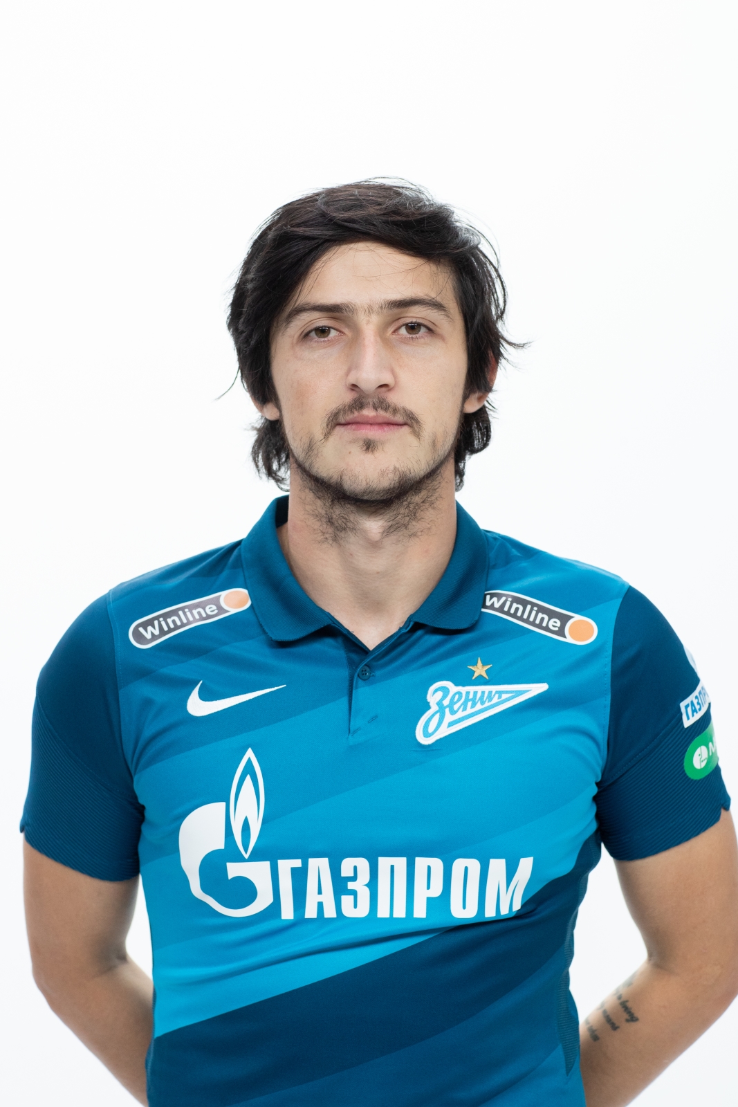 Фотосессия футболистов и тренеров основного состава ФК «Зенит» сезона 2020/21