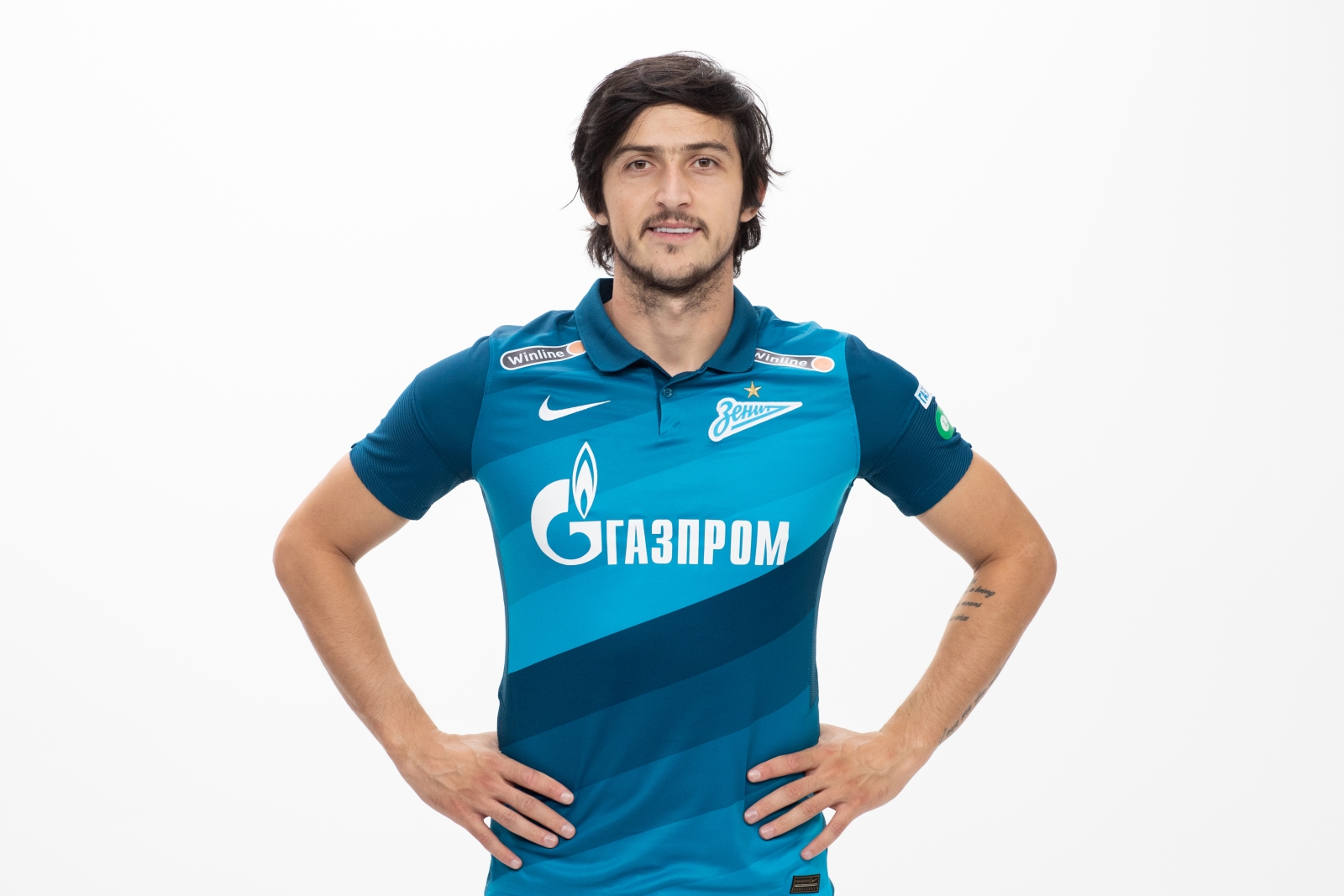 Фотосессия футболистов и тренеров основного состава ФК «Зенит» сезона 2020/21