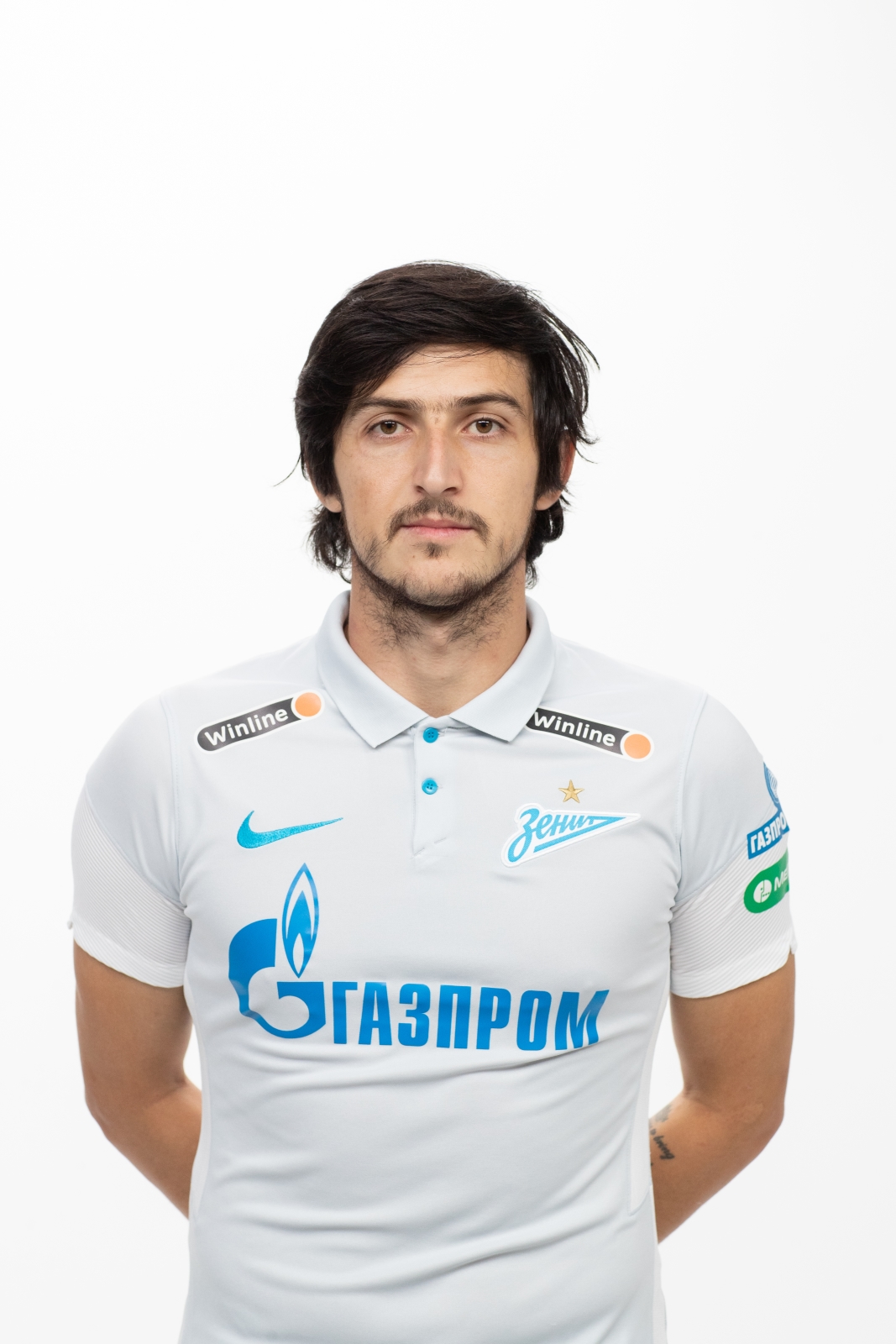 Фотосессия футболистов и тренеров основного состава ФК «Зенит» сезона 2020/21