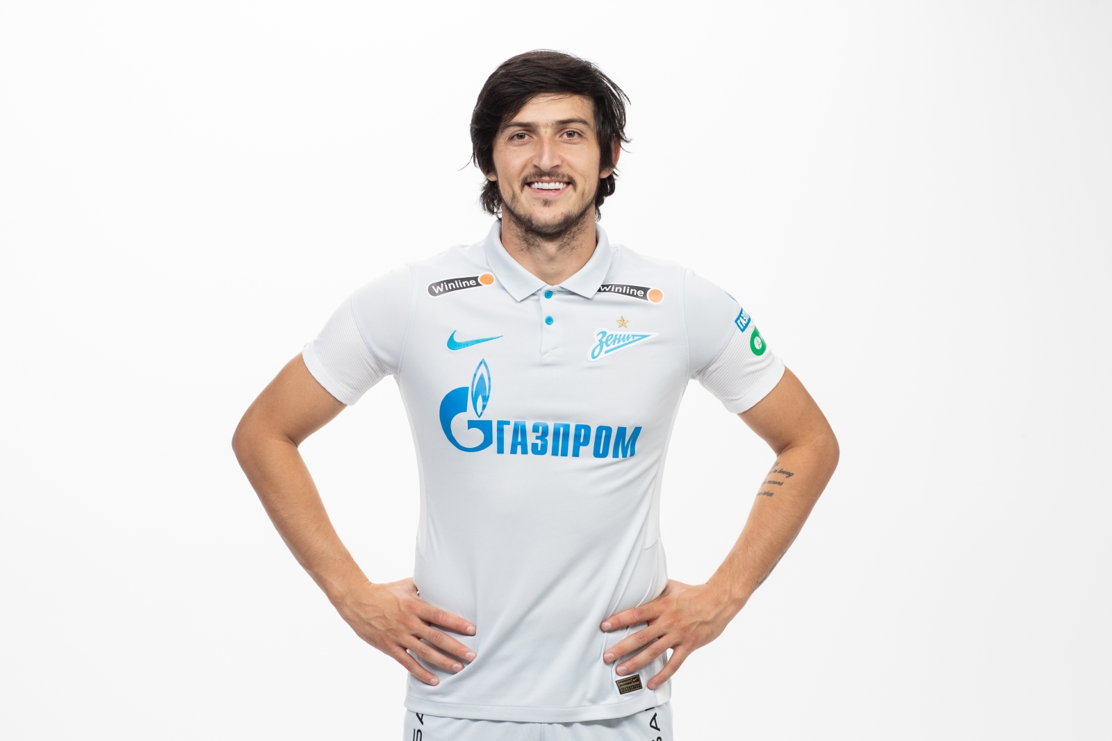 Фотосессия футболистов и тренеров основного состава ФК «Зенит» сезона 2020/21