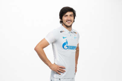 Фотосессия футболистов и тренеров основного состава ФК «Зенит» сезона 2020/21