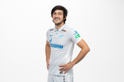 Фотосессия футболистов и тренеров основного состава ФК «Зенит» сезона 2020/21