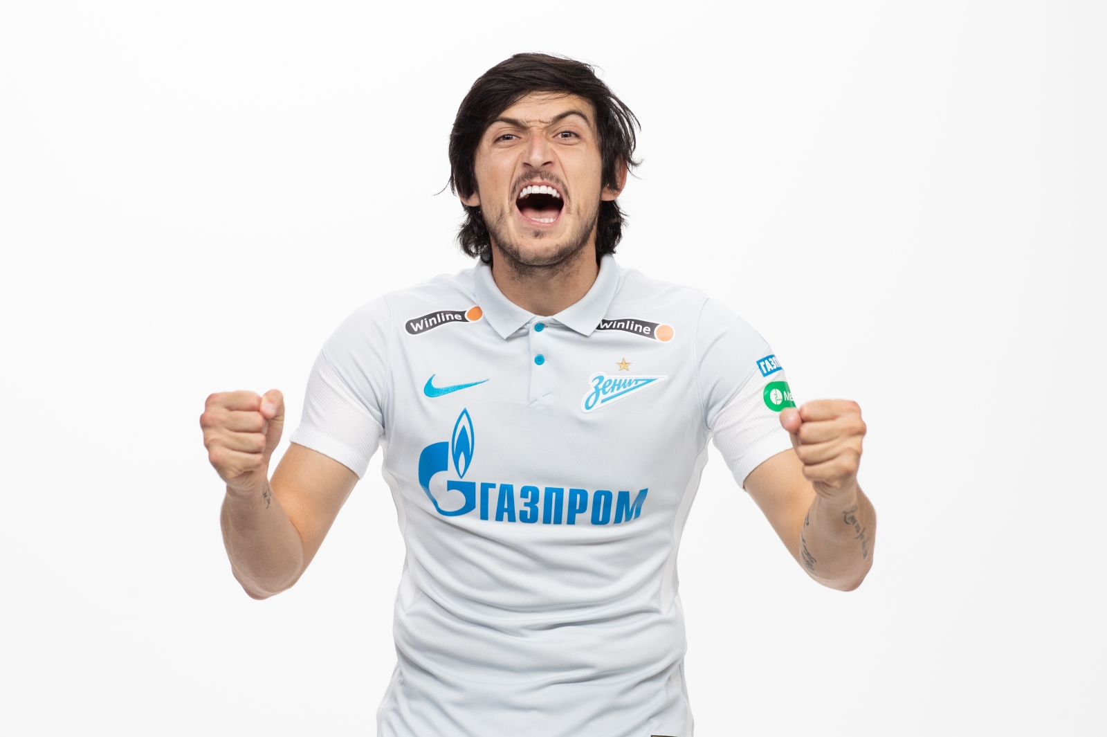 Фотосессия футболистов и тренеров основного состава ФК «Зенит» сезона 2020/21