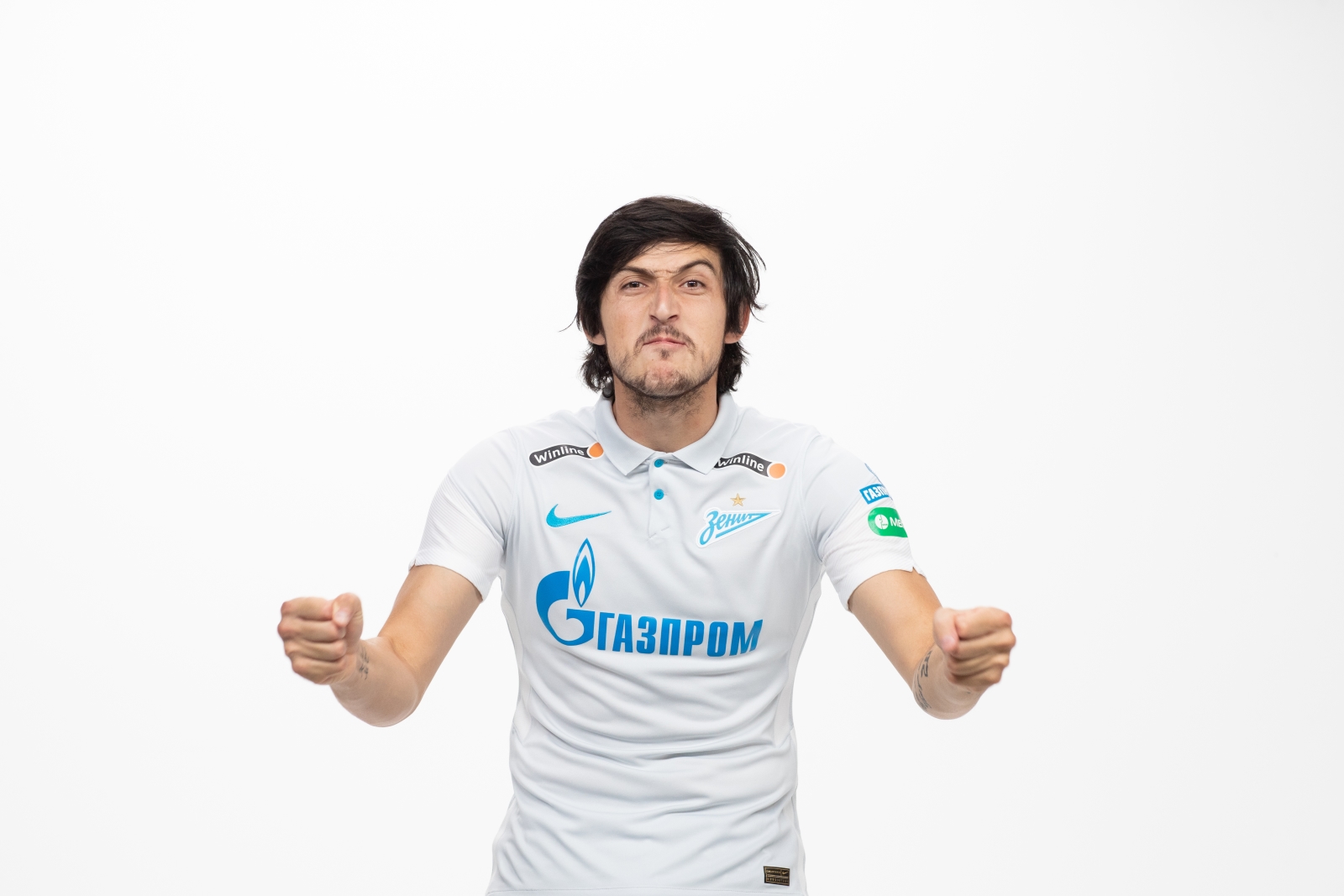 Фотосессия футболистов и тренеров основного состава ФК «Зенит» сезона 2020/21