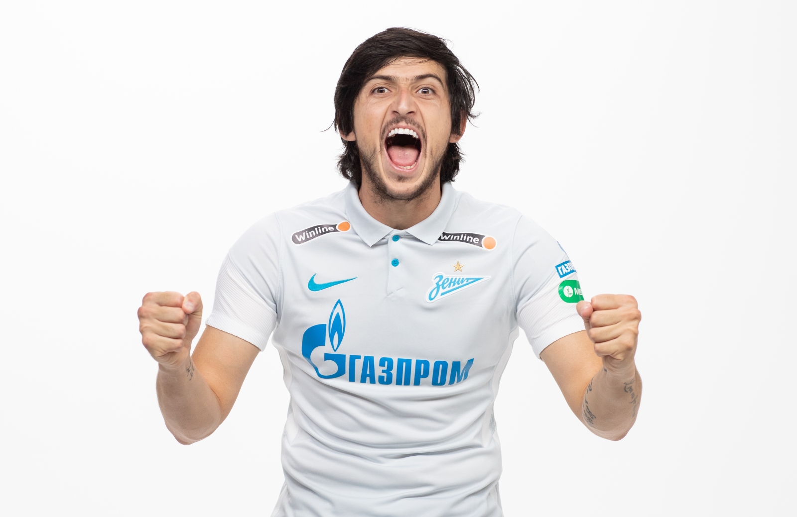 Фотосессия футболистов и тренеров основного состава ФК «Зенит» сезона 2020/21