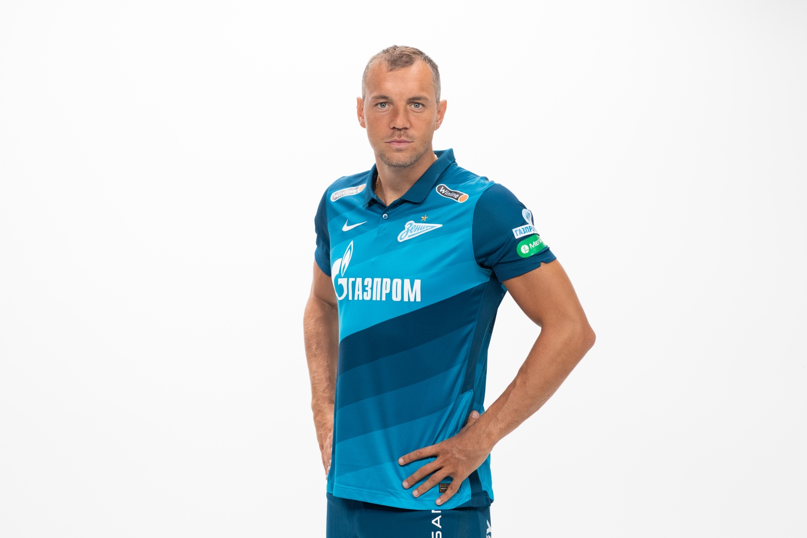 Фотосессия футболистов и тренеров основного состава ФК «Зенит» сезона 2020/21