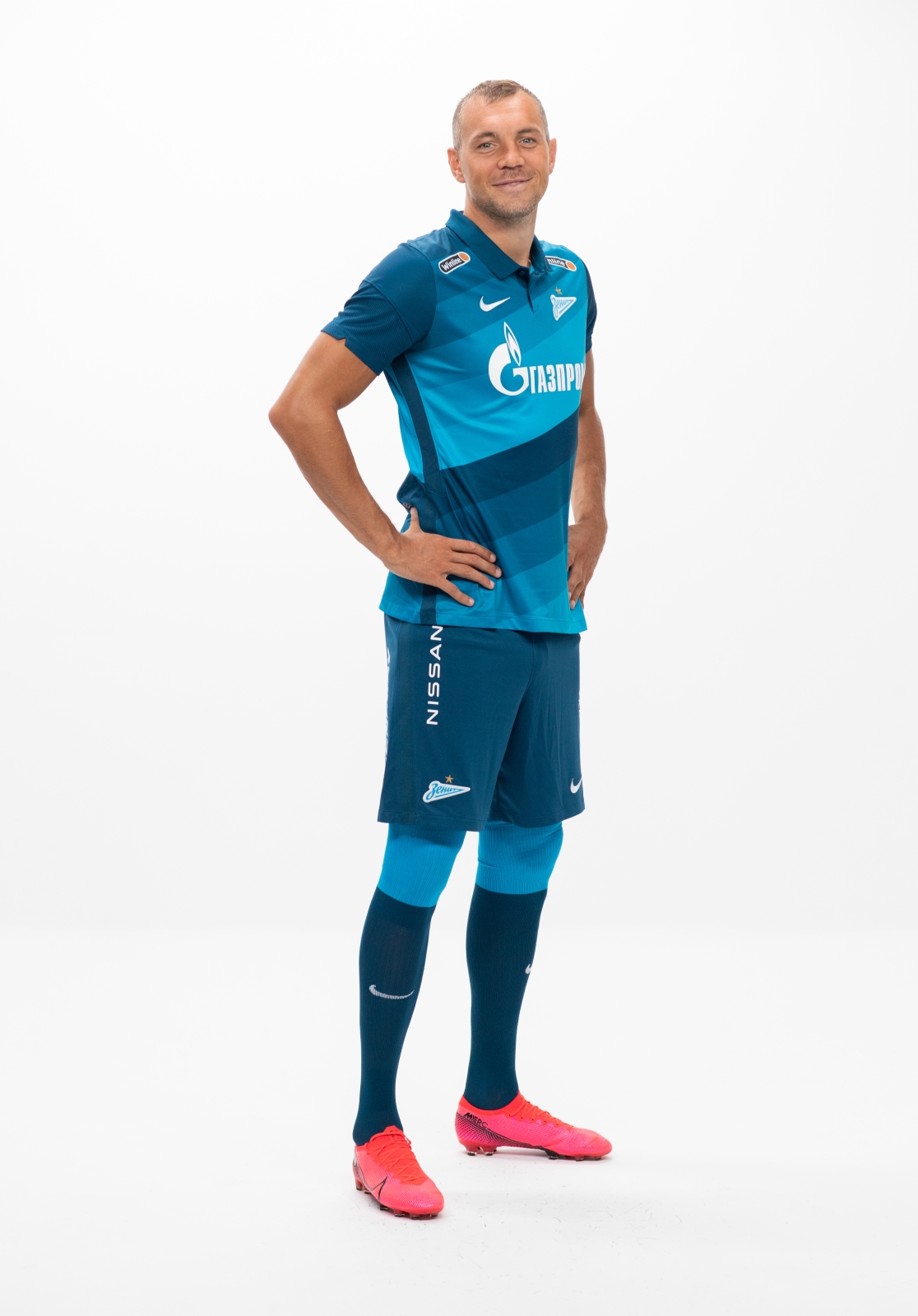 Фотосессия футболистов и тренеров основного состава ФК «Зенит» сезона 2020/21