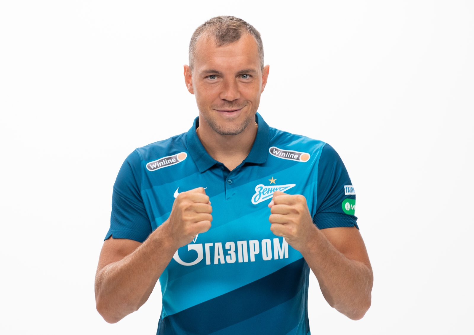 Фотосессия футболистов и тренеров основного состава ФК «Зенит» сезона 2020/21