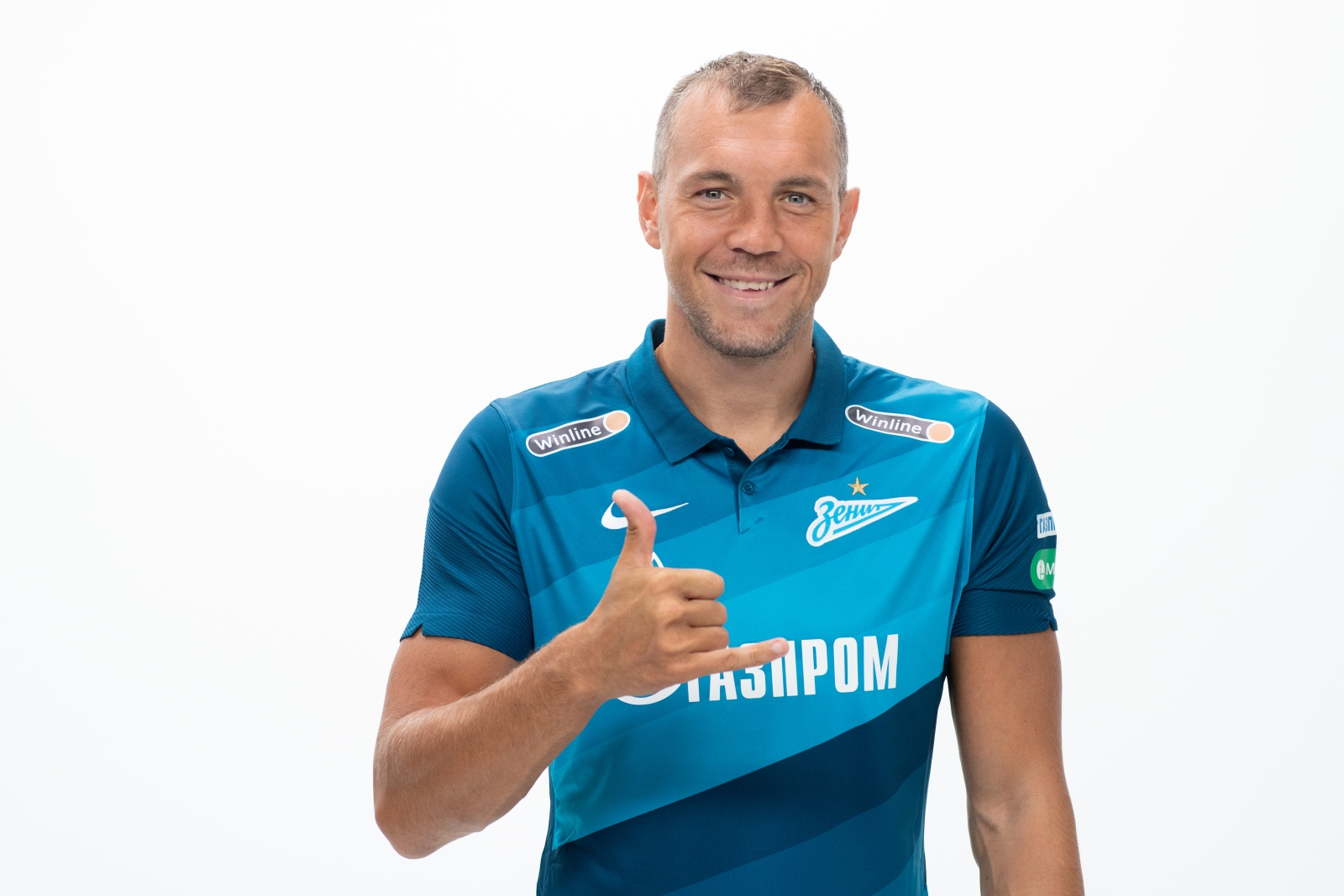 Фотосессия футболистов и тренеров основного состава ФК «Зенит» сезона 2020/21