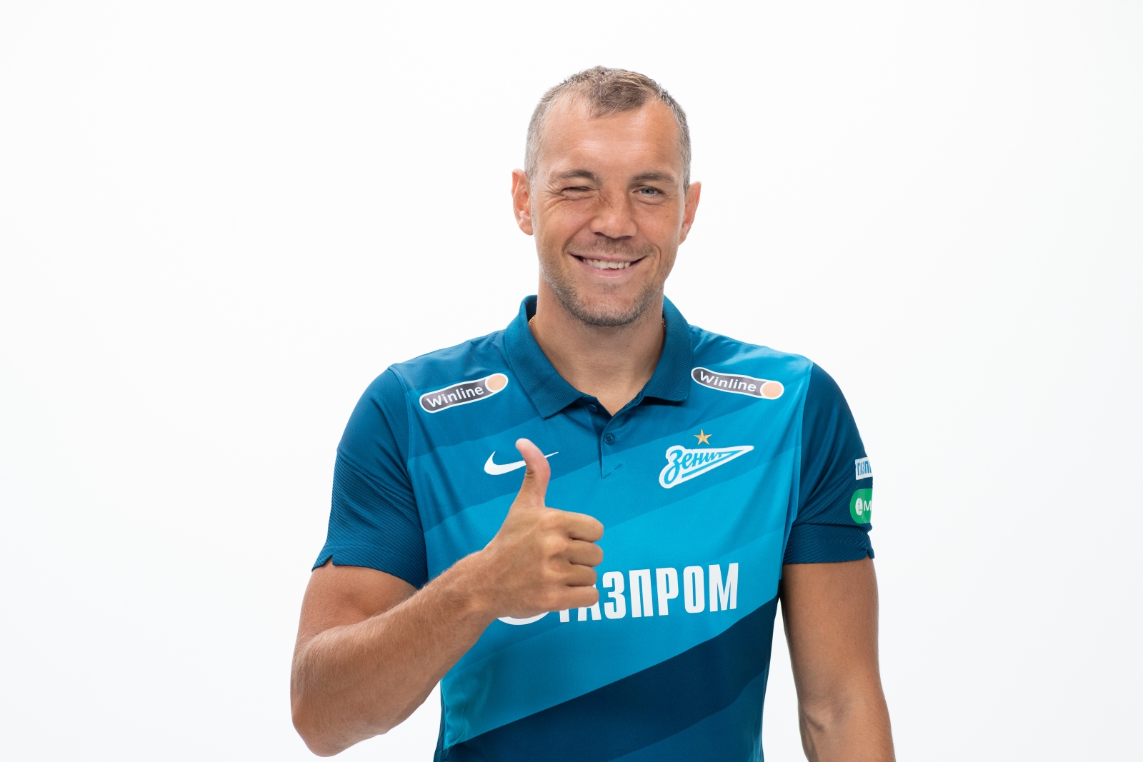 Фотосессия футболистов и тренеров основного состава ФК «Зенит» сезона 2020/21