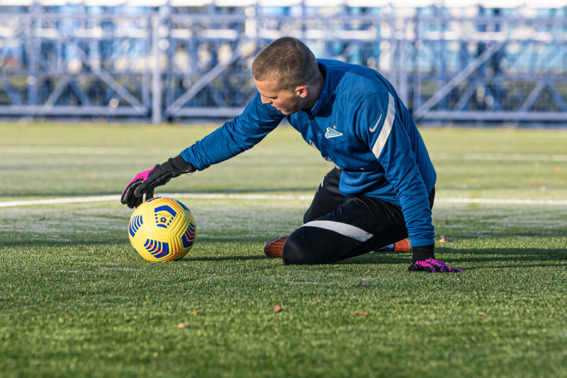 Первая зимняя тренировка «Зенита»-м