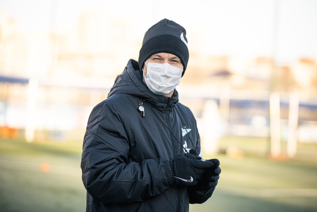 Первая зимняя тренировка «Зенита»-м