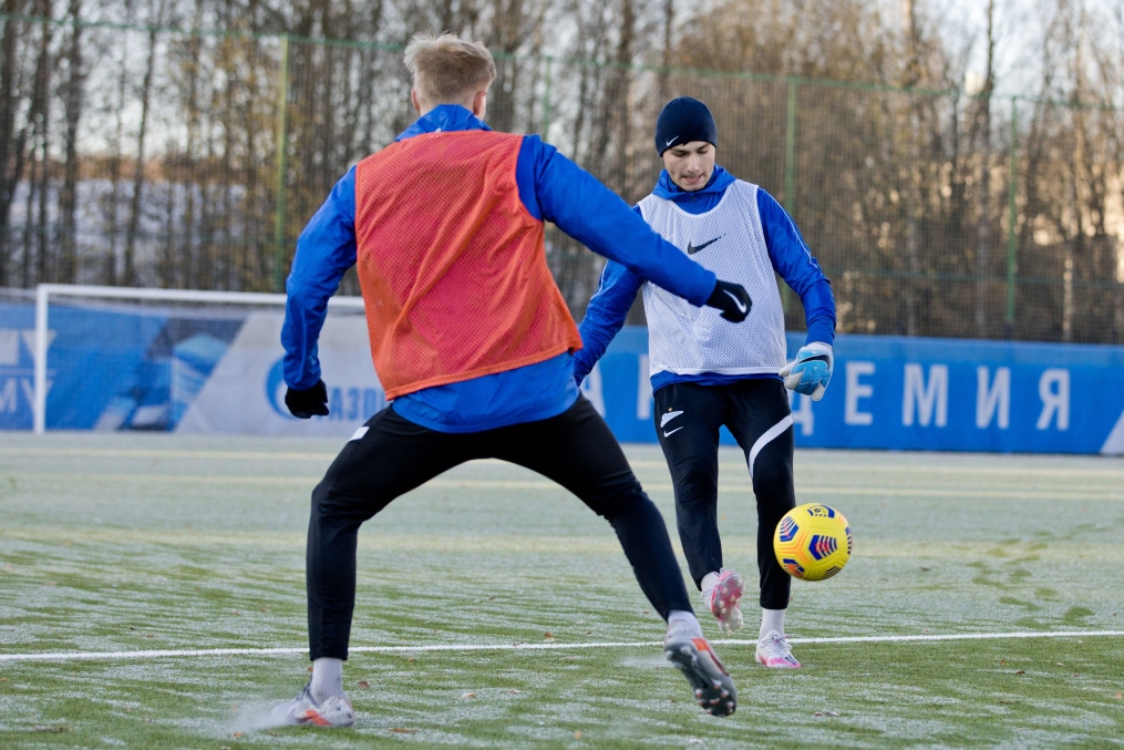 Первая зимняя тренировка «Зенита»-м